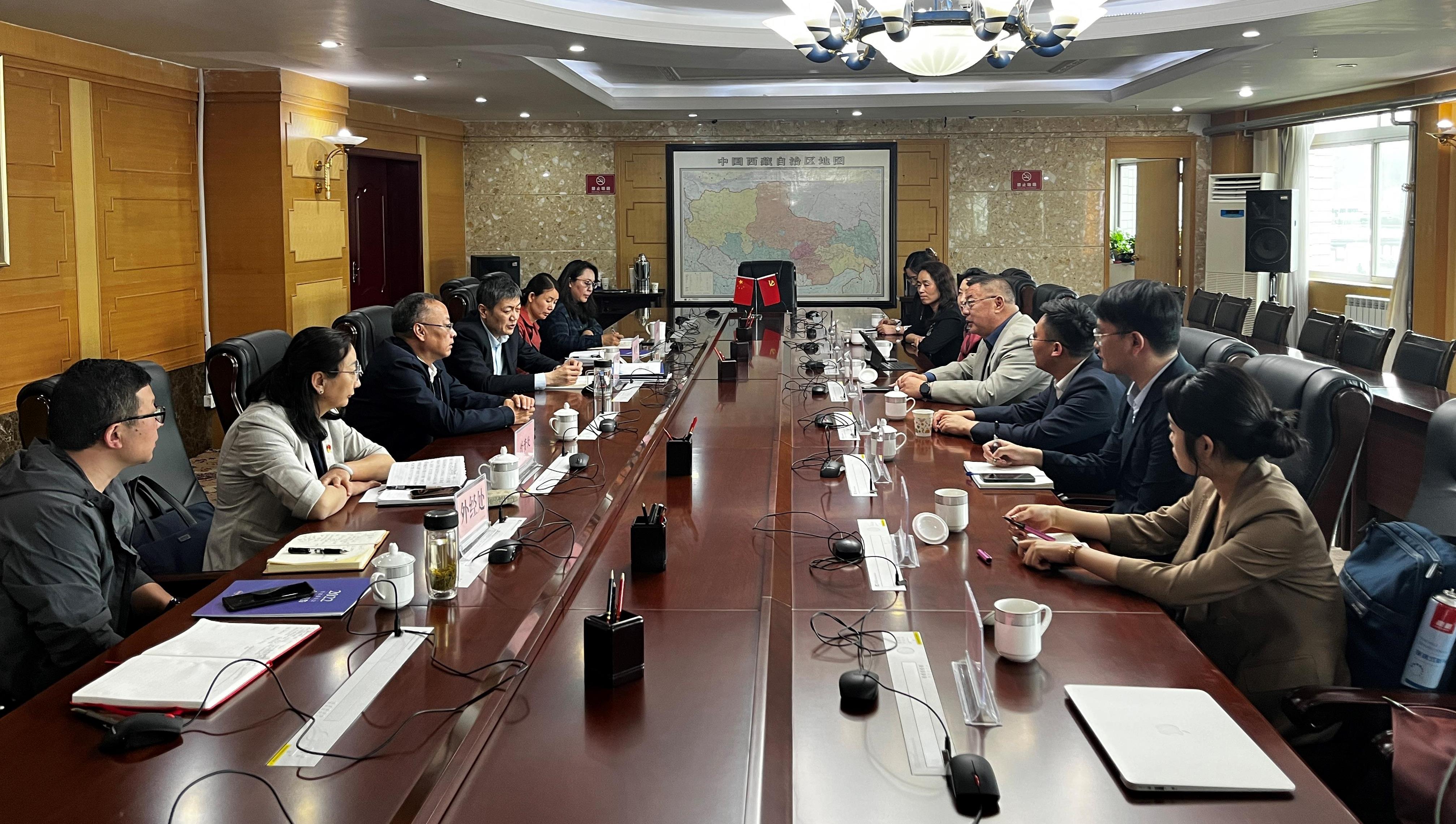 郑超常务副会长率调研组赴西藏自治区拉萨市、昌都市对接交流